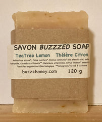 Buzzz Honey Lemon Tea Tree SOAP (120g) bar
