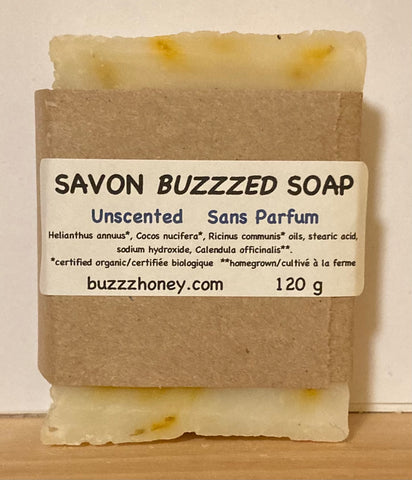 Buzzz Honey Unscented SOAP (120g) bar
