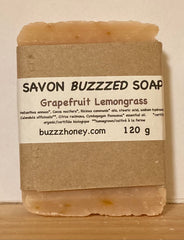 Buzzz Honey Grapefruit Lemongrass SOAP (120g) bar